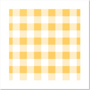 Northeastern farmer pattern good yellow Posters and Art